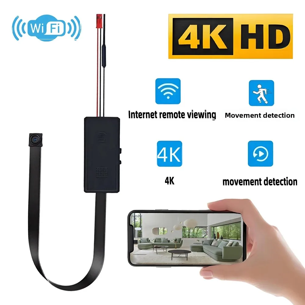 Home Security Hidden Cameras - Nuova Mini Telecamera WiFi 4K HD,