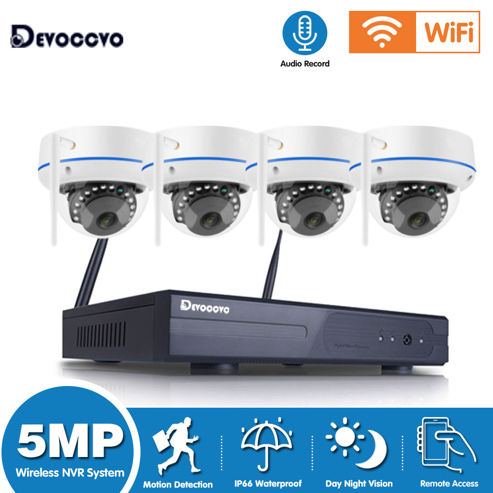 Nvr Kit 8 Channel - Telecamera di sicurezza IP 4CH Wifi