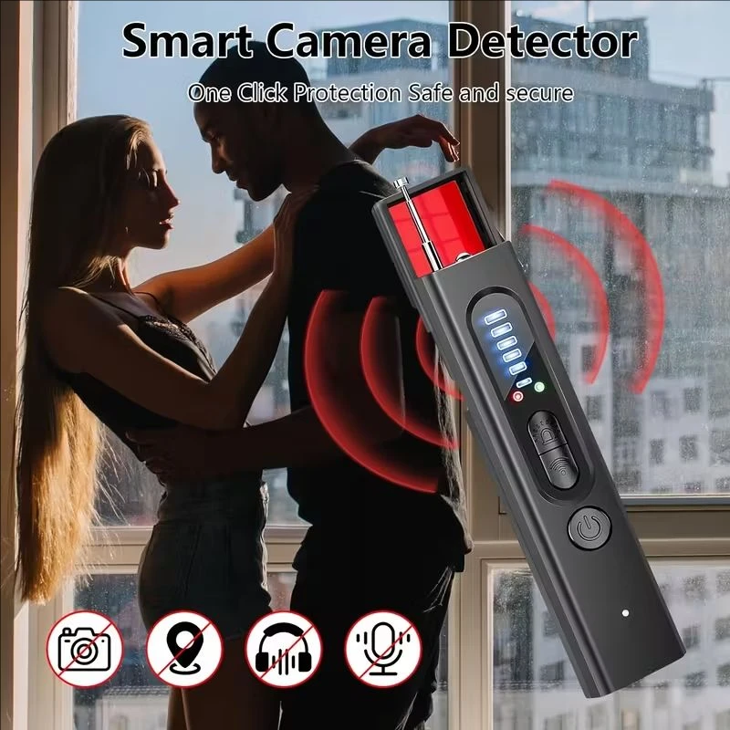 Home Security Hidden Cameras - Rilevatore di Telecamere Nascoste, Dispositivo Anti-Spionaggio,
