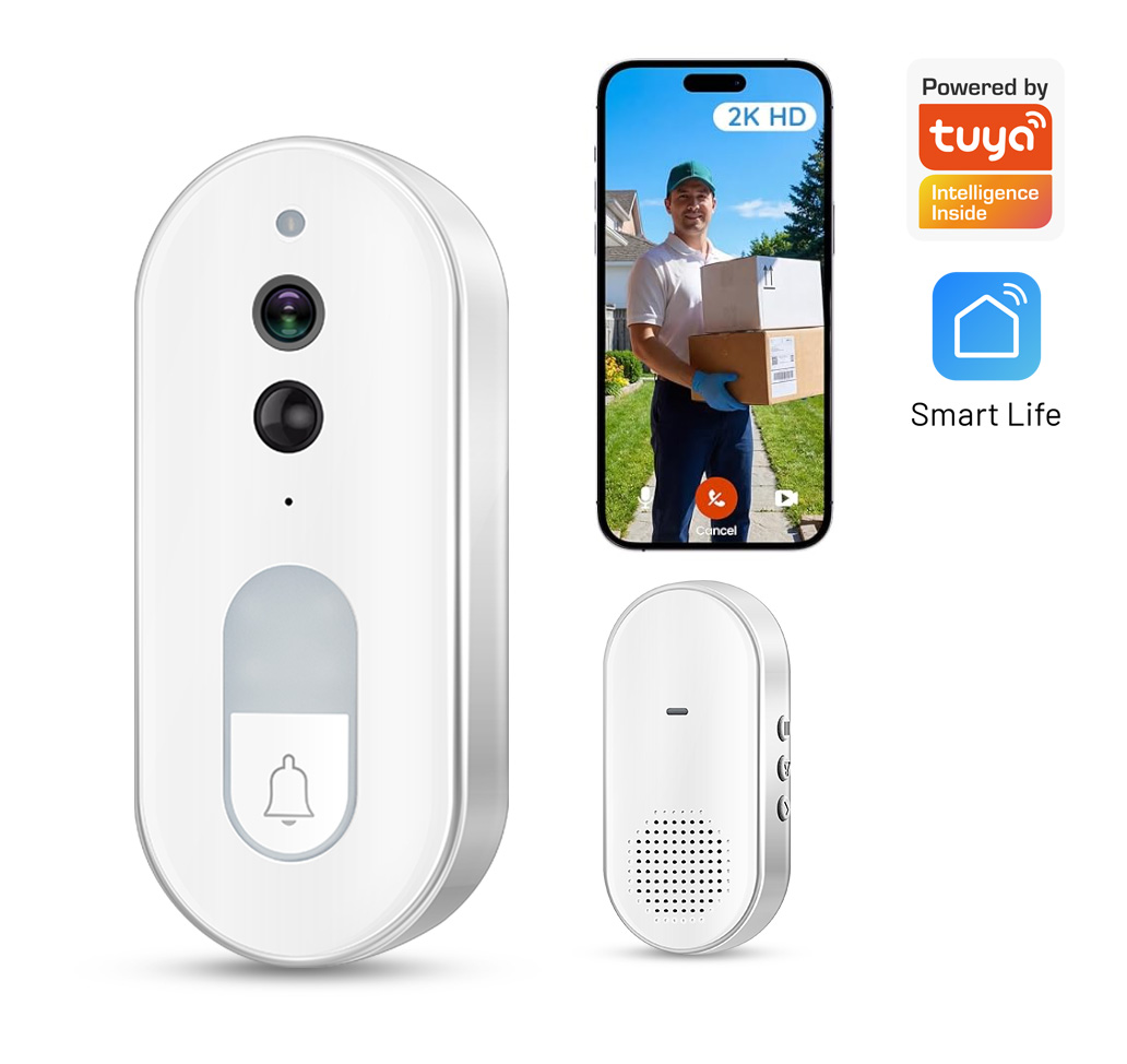 Home Security Ideas - Campanello Video Intelligente Tuya Wireless 1080P