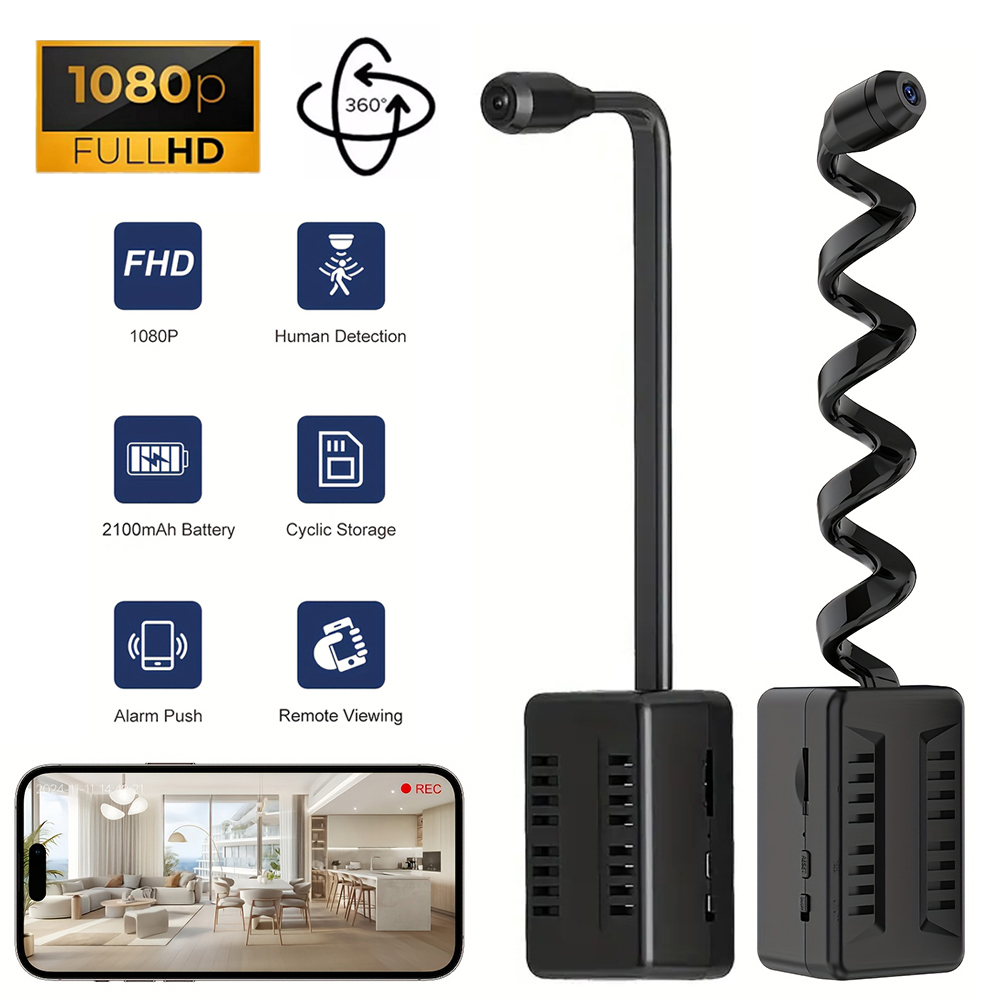 Hidden Camera Clock - Mini telecamera HD 1080P Rilevazione movimento