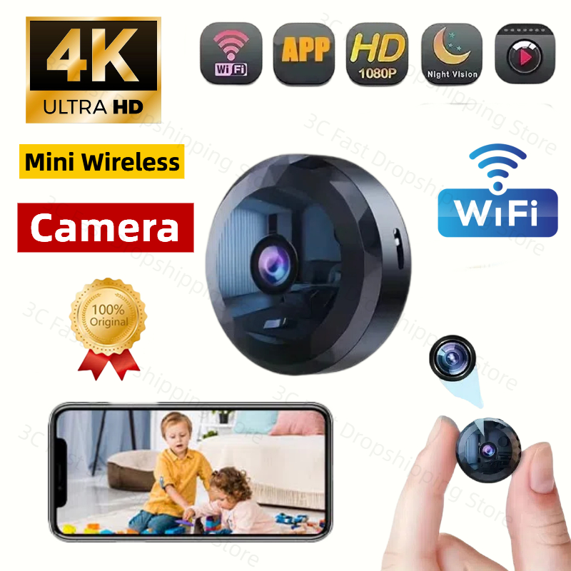 Hidden Camera Clock - 1080P HD Mini telecamera WiFi telecamera