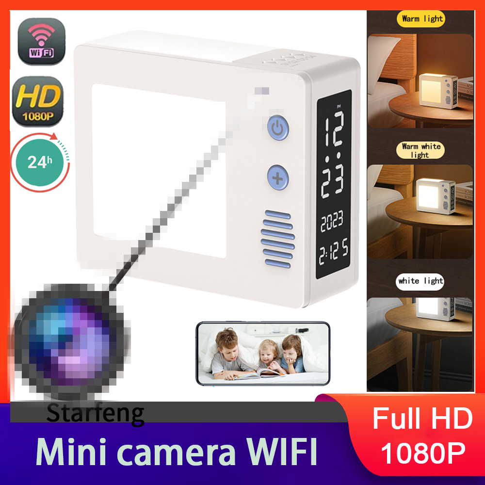 Hidden Camera Clock - Telecamera Mini WiFi 1080P HD4K con