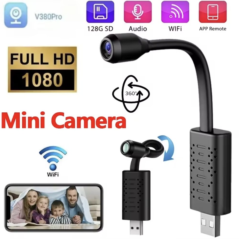Hidden Camera Clock - V380 PRO Mini telecamera 1080P HD