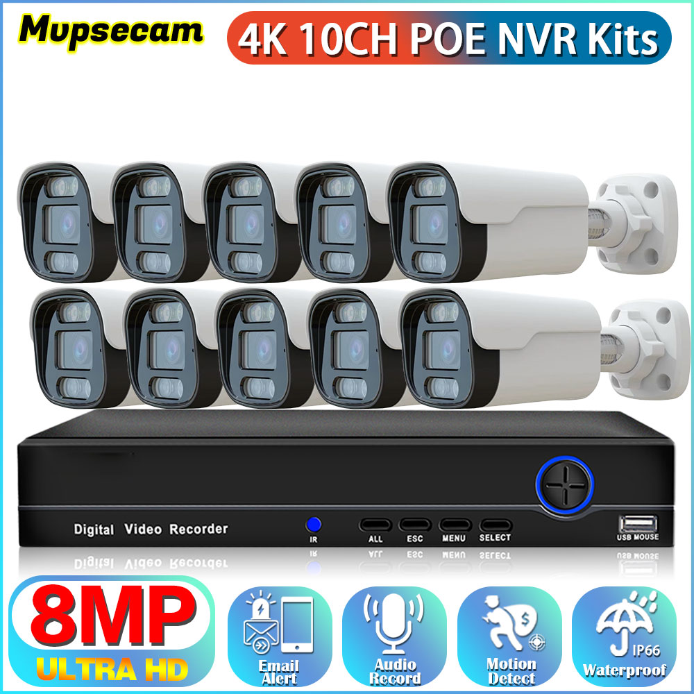 Nvr Kit 8 Channel - Kit NVR POE 4K 8CH con