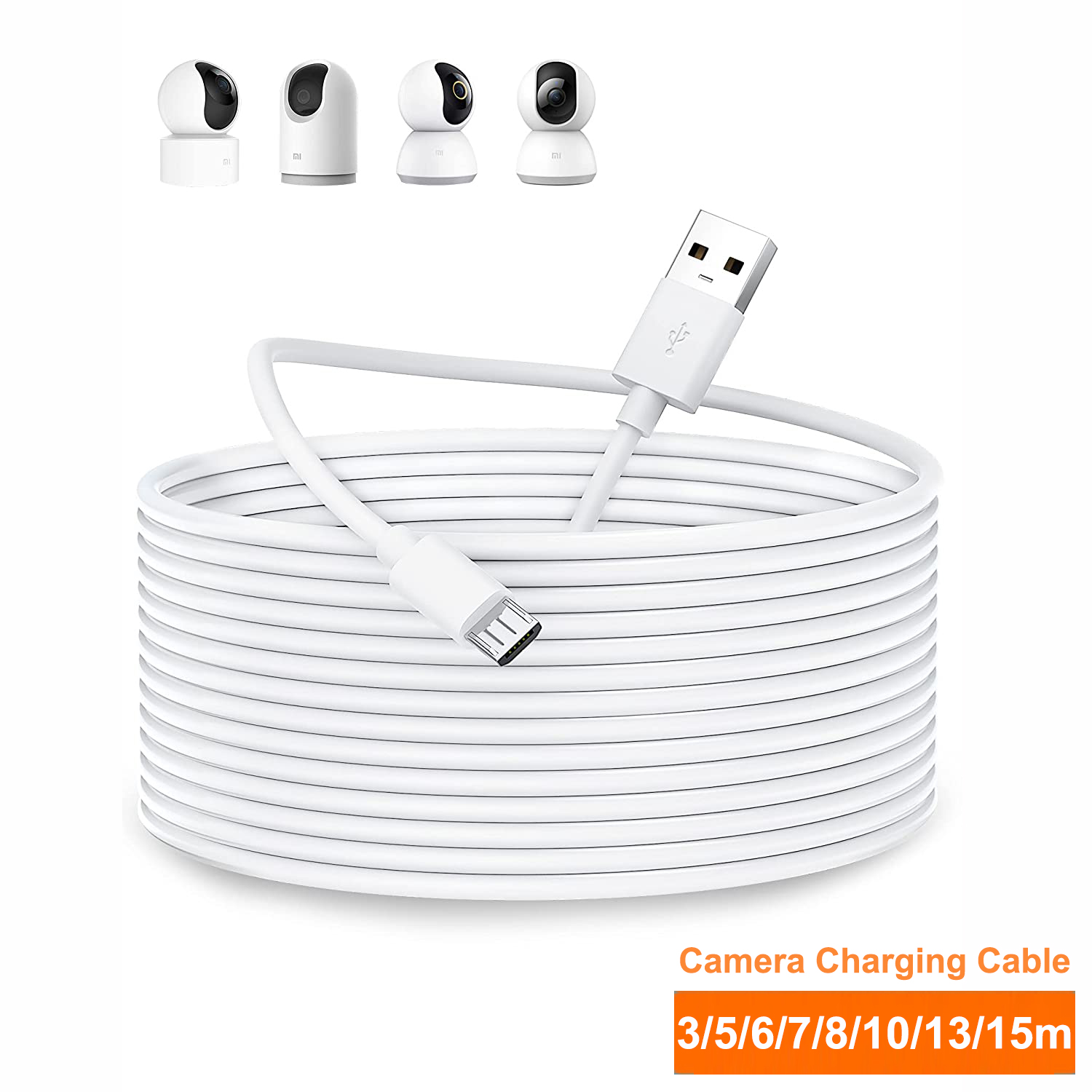 Xiaomi Home Security 360 - Cavo di prolunga micro USB da