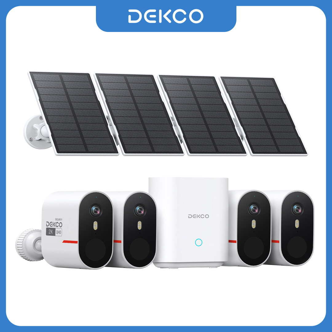 Home Security And Camera Systems - Sistema di telecamere solari WiFi Dekco
