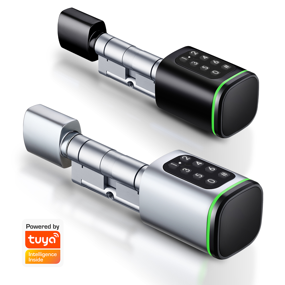 Home Security Deals - Serratura a cilindro intelligente Tuya 60-90mm