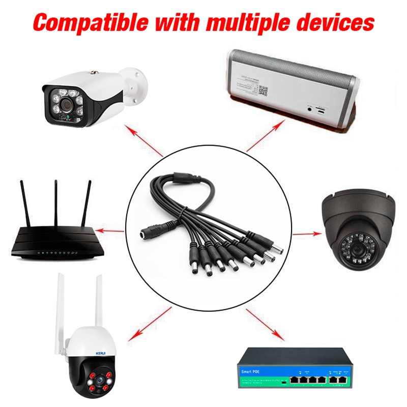 5.5x2.1mm 1 Femmina a 2 4 8 Ma - Home Security Ideas recensione e prezzo