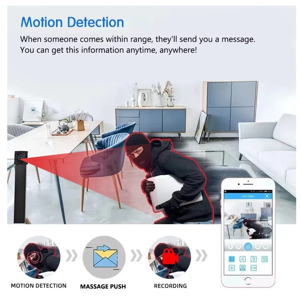 Nuova Mini Telecamera WiFi 4K  - Home Security Hidden Cameras recensione e prezzo