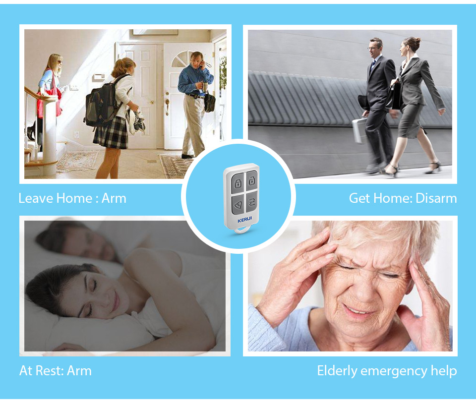 KERUI Portachiavi a 4 pulsanti - Home Security And Monitoring recensione e prezzo