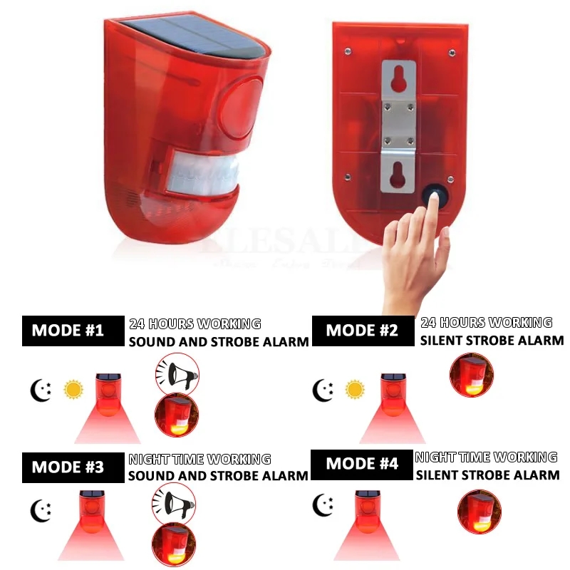 Luce di Allarme Solare Imperme - Home Security Deals recensione e prezzo