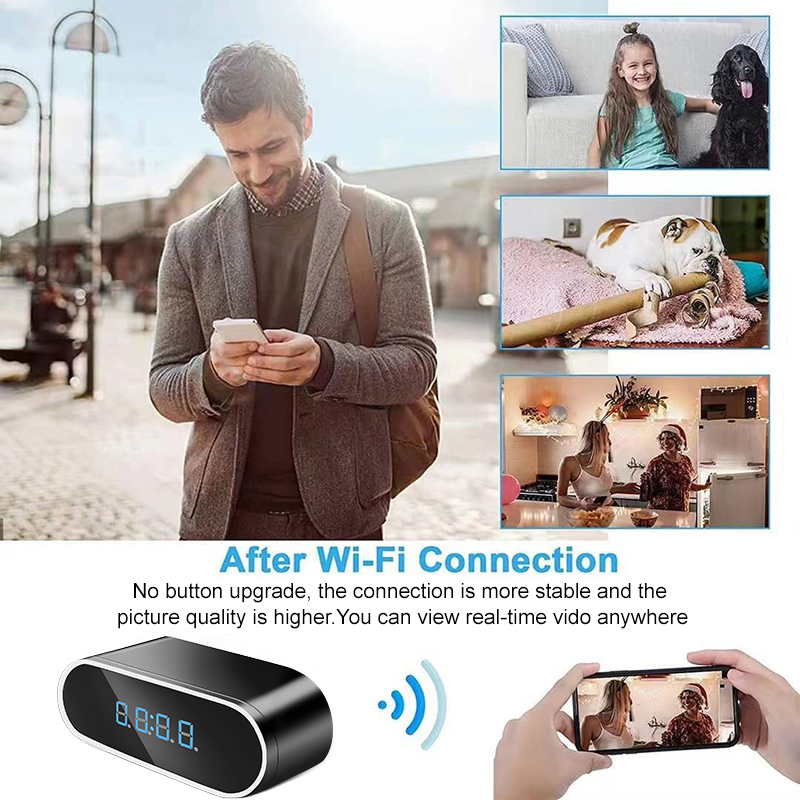 Full HD 1080P Sveglia Mini tel - Hidden Camera Clock recensione e prezzo