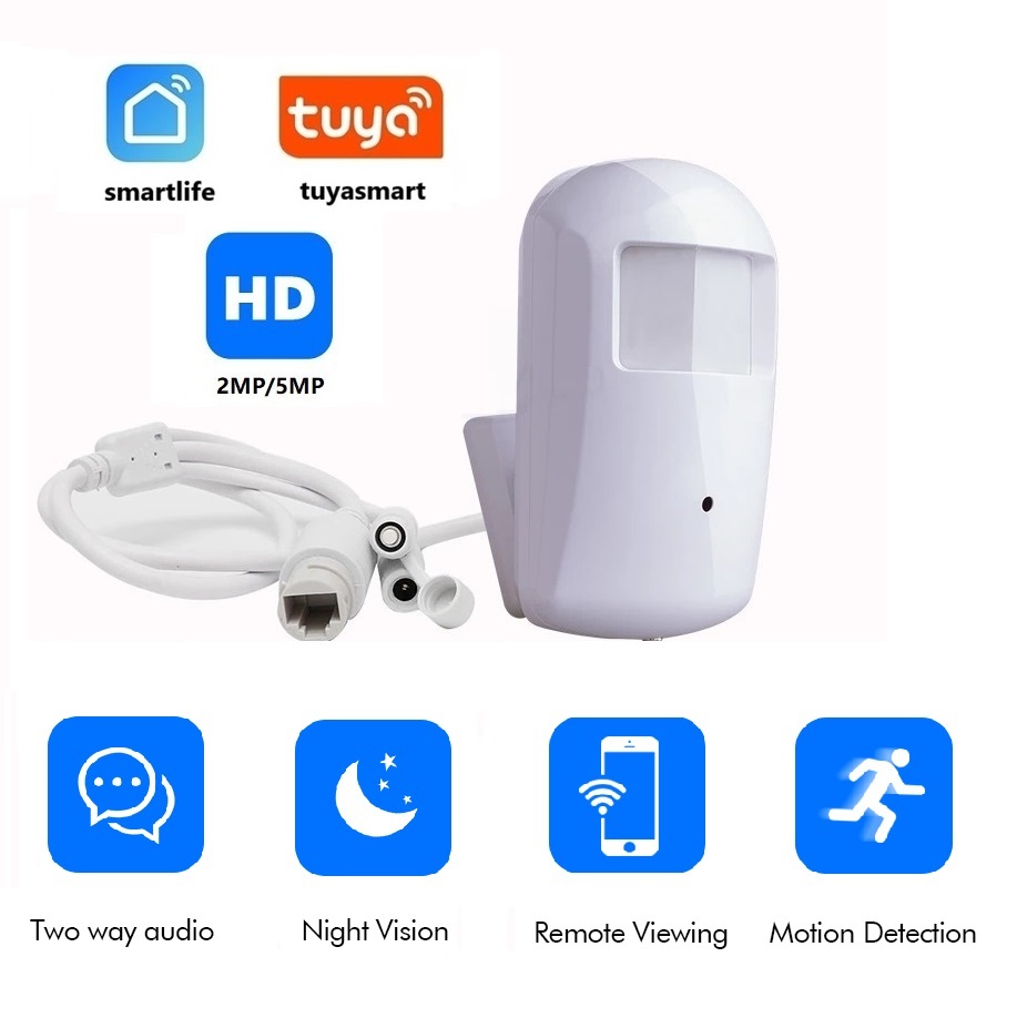 2MP 5MP Tuya Mini WiFi Telecam - Hidden Camera Clock recensione e prezzo