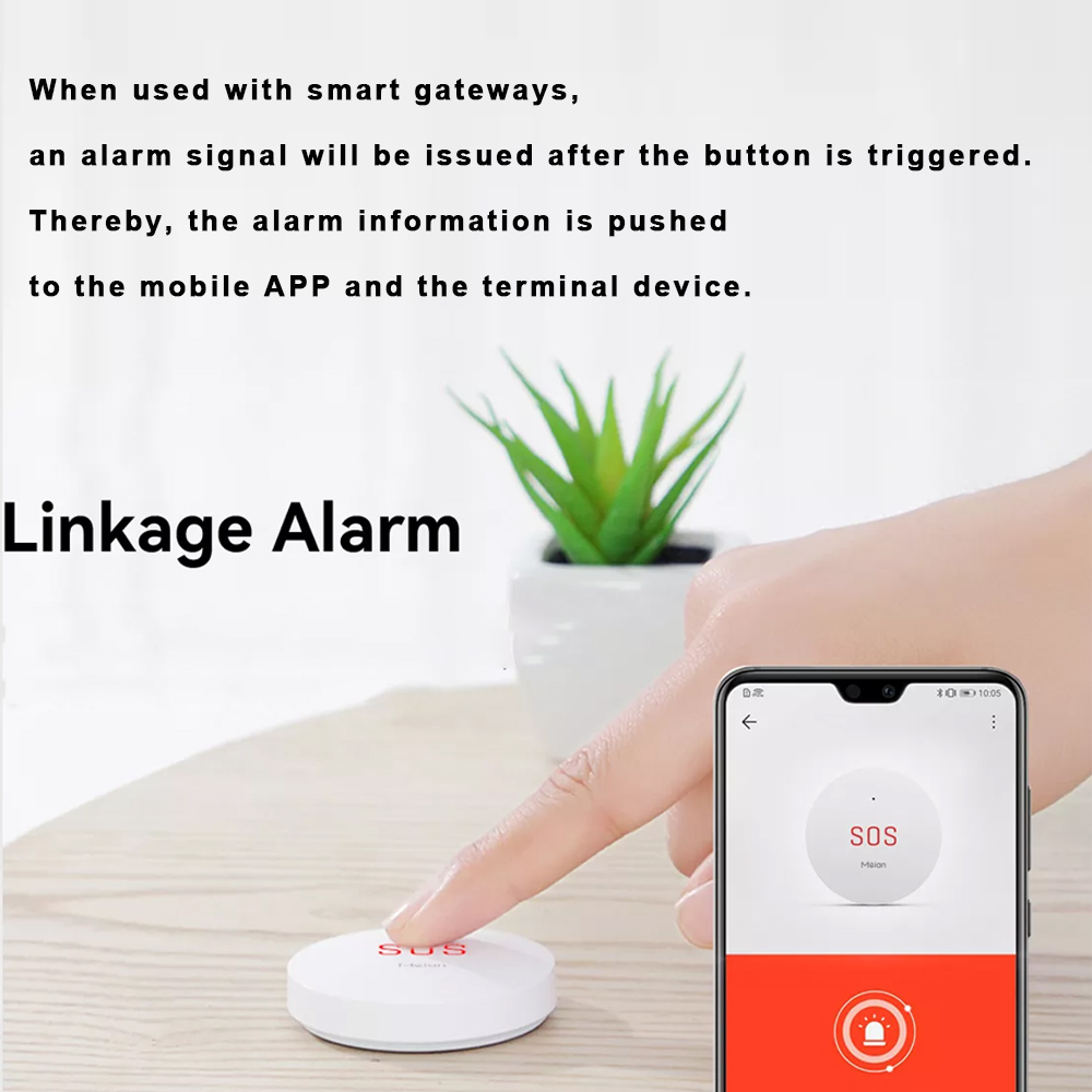 Zigbee Tuya SOS pulsante di em - Home Security Deals recensione e prezzo