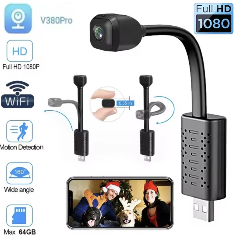 V380 PRO Mini telecamera 1080P - Hidden Camera Clock recensione e prezzo