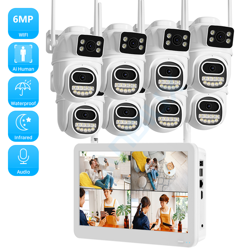 Sistema CCTV Wireless Kit tele - Nvr Kit 8 Channel recensione e prezzo