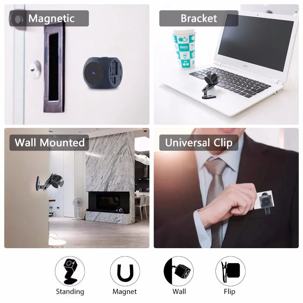 Mini telecamera portatile per  - Home Security Hidden Cameras recensione e prezzo